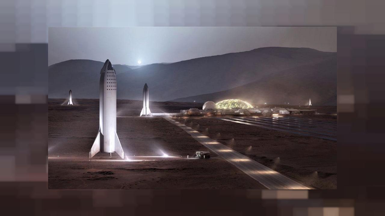 spacex mars colony